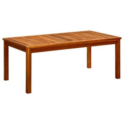 Vidaxl Table basse de jardin - Bois d'acacia Marron - vue 2