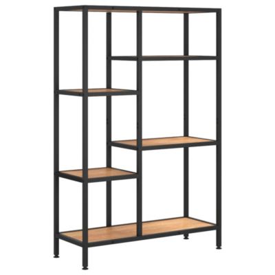 ÃtagÃ¨re Ã  livres 80x30x120 cm Acier et bois d'ingÃ©nierie vidaXL