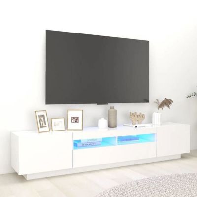Vidaxl Meuble TV LED 200 cm