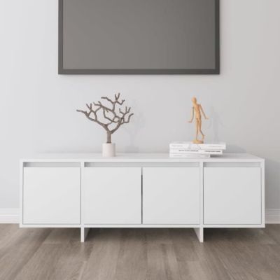 Vidaxl Meuble TV Blanc 120x30x40,5 cm - Bois d'ingénierie