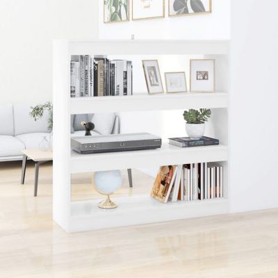 Vidaxl Bibliothèque/Séparateur Blanc 100x30x103 cm