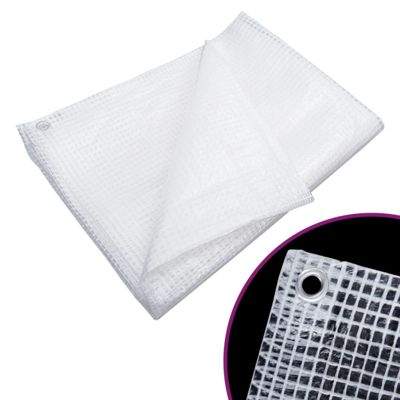 Bâche de gaze 140 g m² 6x8 m Blanc