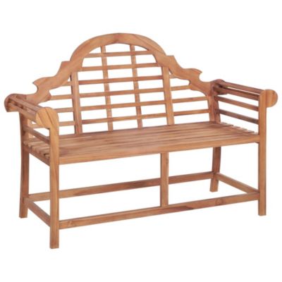 vidaXL Banc de jardin 127x58,5x92,5 cm Bois massif de teck 319152