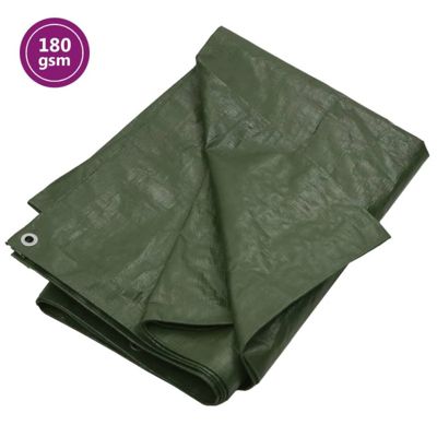 Bâche 180 g m² 3x5 m Vert PEHD