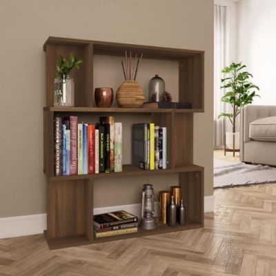 Vidaxl Bibliothèque/Cloison Chêne marron 80x24x96 cm