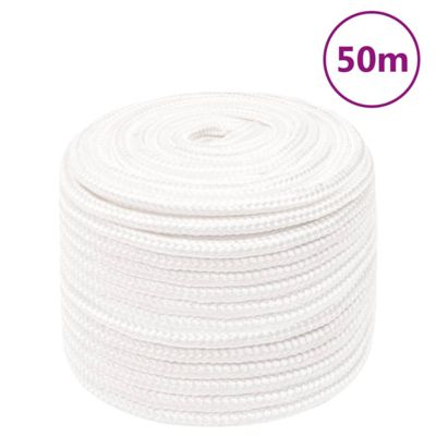 Vidaxl Corde de bateau Blanc complet 12 mm 50 m Polypropylène - vue 3