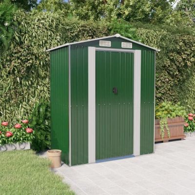 vidaXL Abri de jardin Vert 192x108x223 cm Acier galvanisé 319267
