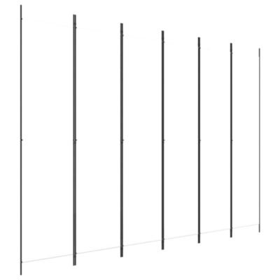Vidaxl Cloison de séparation 6 panneaux Marron 240x180 cm - vue 4