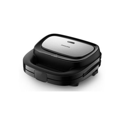 Philips Croque monsieur 3 en 1 HD2350/80 toaster & gaufrier noir/métal Série 5000 750W - vue 8