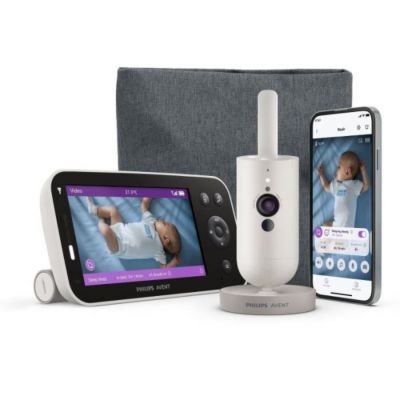Philips Avent Ecoute-bébé vidéo - Premium connecté - SCD971/26 Blanc - vue 3