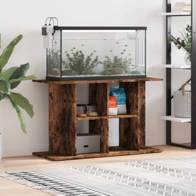 Vidaxl Support pour aquarium - Chêne fumé Marron - vue 4
