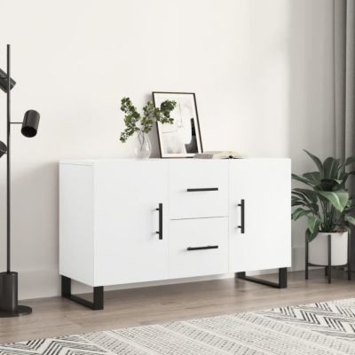 Vidaxl Buffet blanc 100x36x60 cm bois d'ingénierie 828196