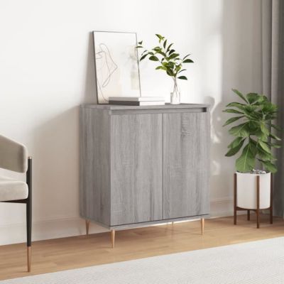 vidaXL Buffet Sonoma gris 60x35x70 cm Bois d'ingénierie 827154