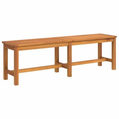 vidaXL Banc de jardin 150x35x45 cm bois massif d'acacia 319420