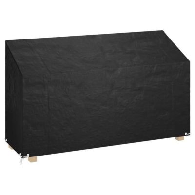 Vidaxl Housse de banc de jardin - 210x70x70/88 cm Noir - vue 6
