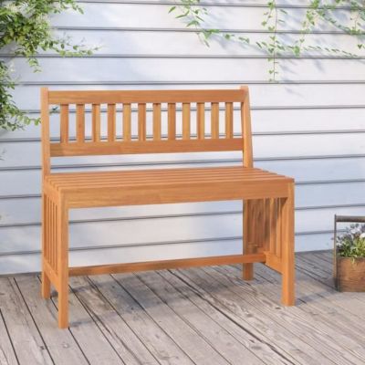 vidaXL Banc de jardin 80 cm bois massif d'eucalyptus 363289