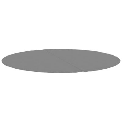 Bâche de piscine gris clair 244 cm géotextile polyester vidaXL