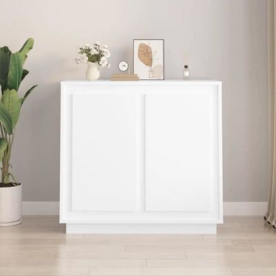 Vidaxl Buffet blanc 80x34x75 cm