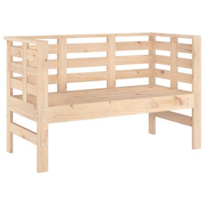 Banc de jardin 111,5x53x71 cm bois massif de pin vidaXL