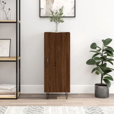 Vidaxl Buffet Chêne marron 34,5x34x90 cm - vue 2
