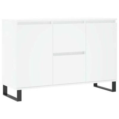 Buffet blanc 101,5x35x70 cm bois d'ingénierie vidaXL