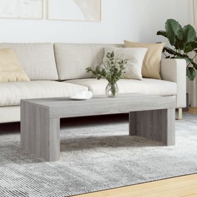 Vidaxl Table basse Sonoma - Gris 102x50x36 cm