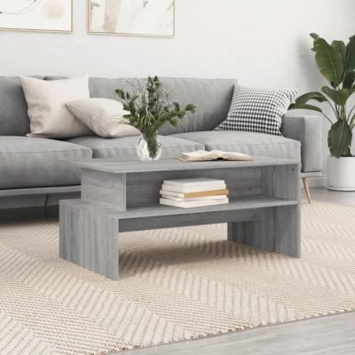 Vidaxl Table Basse Sonoma Gris - 90x55x42,5 cm