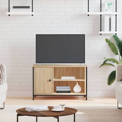 vidaXL Meuble TV Chêne sonoma 80x40x50 cm Bois d'ingénierie 832769