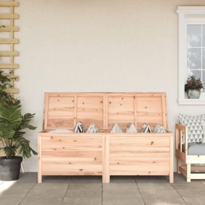 vidaXL Boîte de rangement de jardin 150x50x56,5 cm bois massif sapin 364756