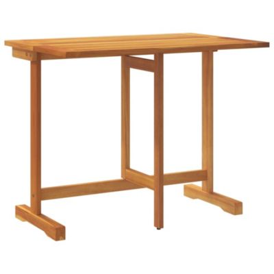 Table pliable de balcon 90x60x72 cm bois d'acacia solide vidaXL