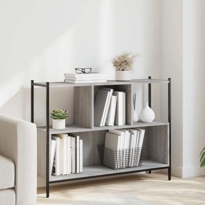 VidaXL Bibliothèque sonoma gris 102x28x77,5 cm bois d'ingénierie 838901