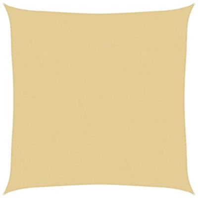 Voile d'ombrage sable 3x3 m 100 % polyester oxford vidaXL