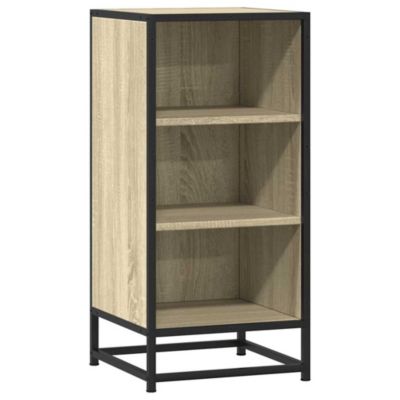 Buffet chêne sonoma 35,5x35x76 cm bois d'ingénierie et métal vidaXL
