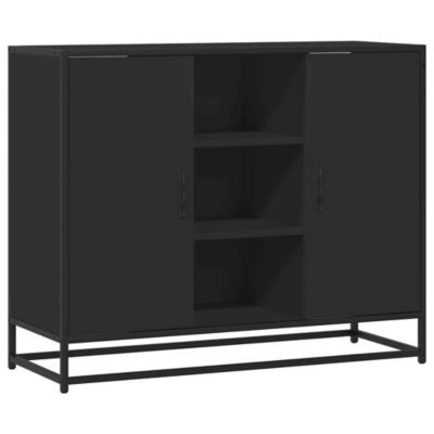 Buffet noir 92x35x76 cm vidaXL