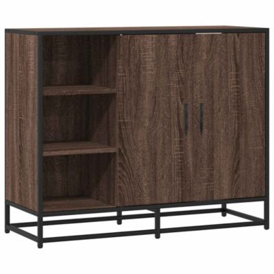 Buffet chêne marron 92x35x76 cm Bois d'ingénierie vidaXL