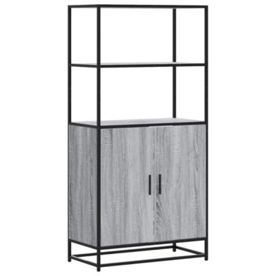 Vidaxl Buffet haut Sonoma Gris 68x35x139 cm