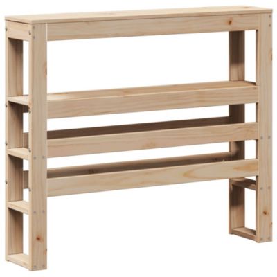 Tête de lit avec étagères 75 cm bois massif de pin vidaXL