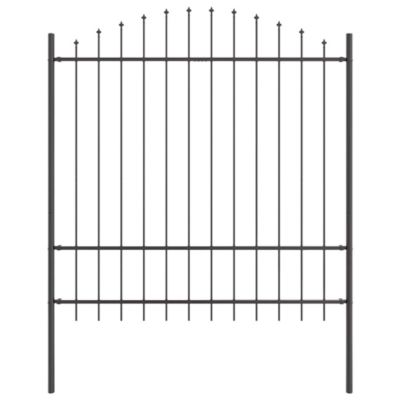 Clôture de jardin WOERDEN 170 x 215 cm Acier enduit de poudre vidaXL