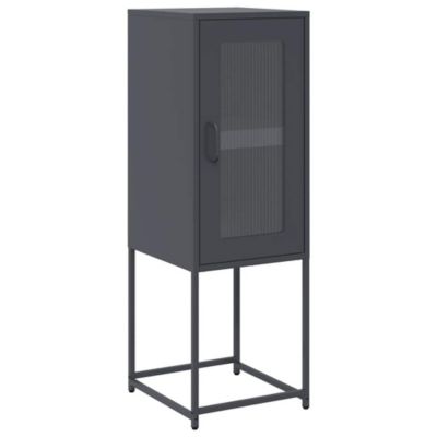 Buffet anthracite 36x39x107 cm acier laminé à froid vidaXL