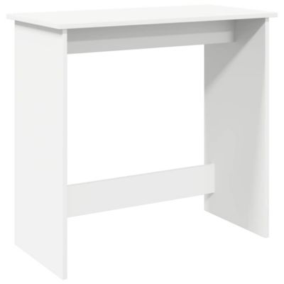 Vidaxl Bureau Blanc - Bois d'ingénierie - vue 4