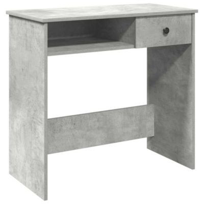 Vidaxl Bureau Gris Béton - vue 2