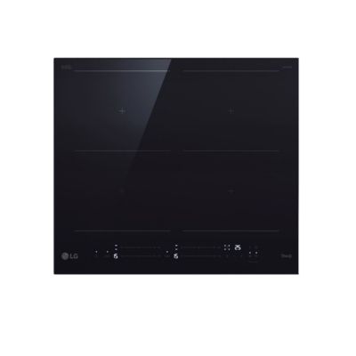 Table de cuisson induction 60cm 4feux 7400w noir Lg CBIZ2437B