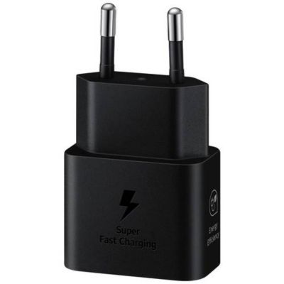 SAMSUNG Chargeur secteur RAPIDE 25W USB C sans câble noir