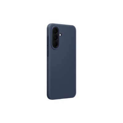 Samsung Coque - Galaxy A57 - Silicone lisse - Bleu nuit - Rebords surélevés - vue 4