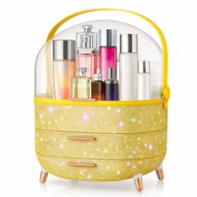 Organiseur maquillage Spirella Bowl compact blanc en ABS haute qualité Organiseur maquillage Spirella Bowl compact blanc en ABS haute qualité