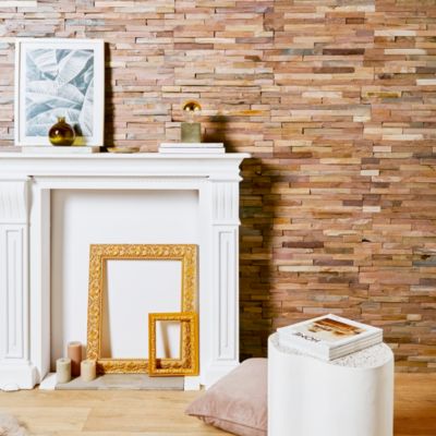 Plaquette de parement Cottage bangkirai naturel