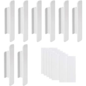 8pcs poignées de porte auto-adhésives poignées de fenêtre auto-adhésives