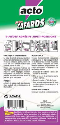 9 pièges naturels anti-cafards ACTO