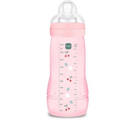 Biberon MAM Easy Active 330 ml Berry ergonomique tétine silicone