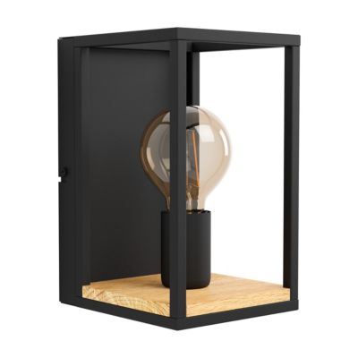 Applique murale Libertad E27 IP20 40W L.36xH.8cm noir Eglo